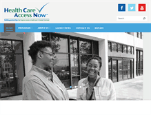 Tablet Screenshot of healthcareaccessnow.org